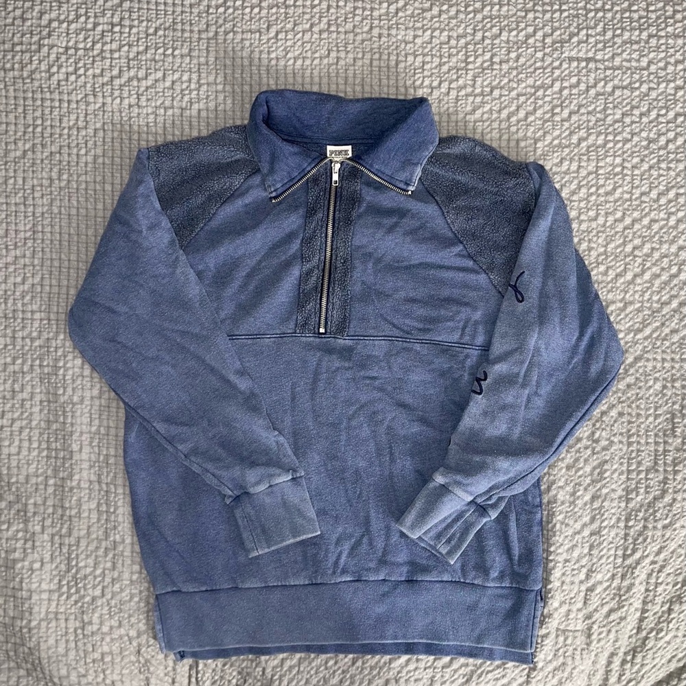 VICTORIA’S SECRET PINK HALF ZIP SWEATER